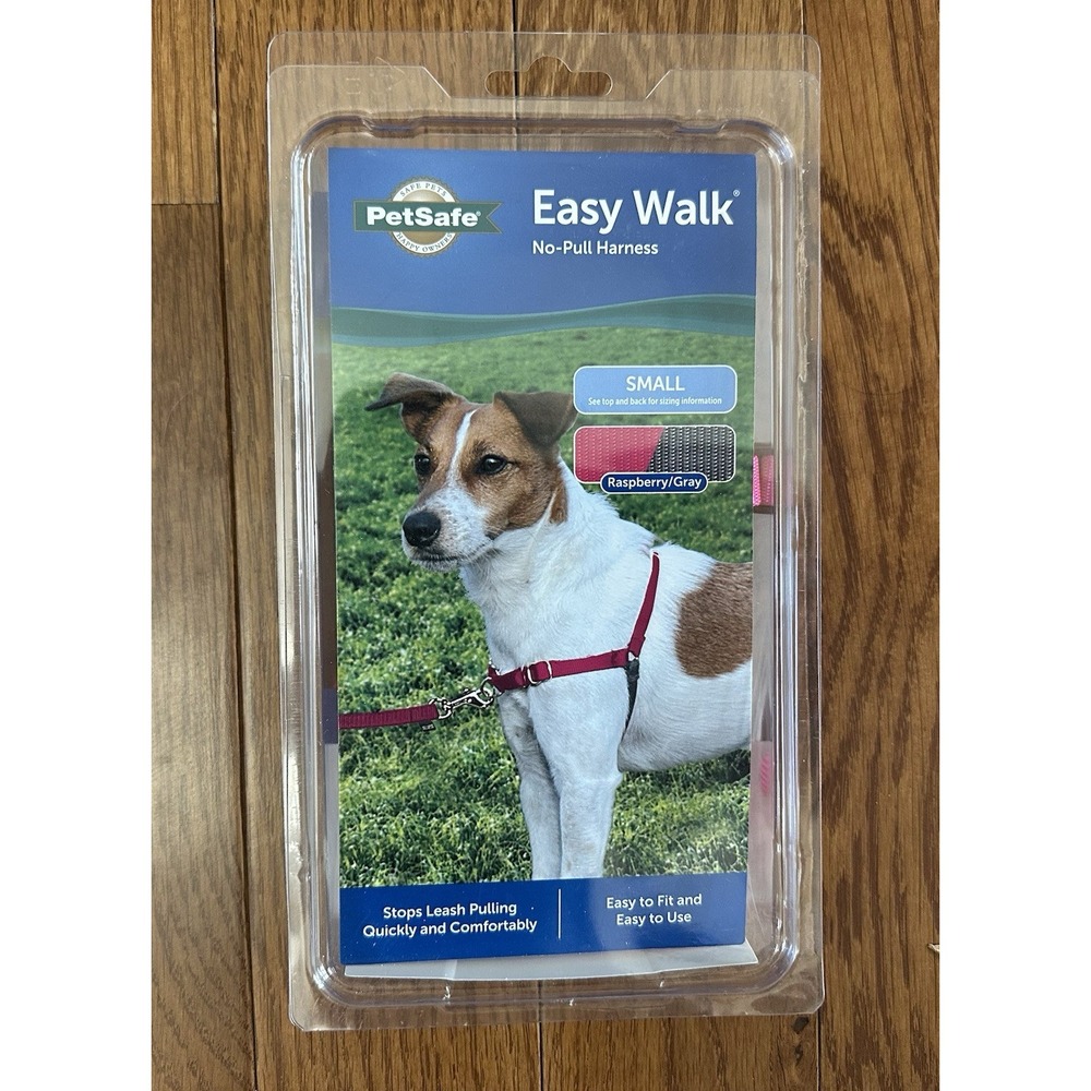 PetSafe Premier Pet‎ Easy Walk Harness Small/Medium Raspberry/Grey- New In Box